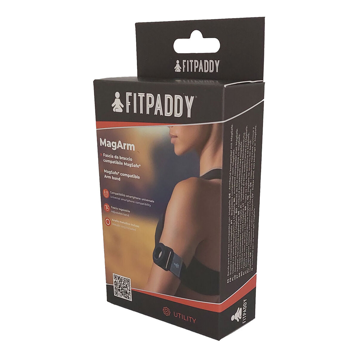 Sports bracelet Fitpaddy Black-1