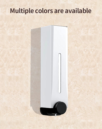 500ML soap dispenser wall mounted manual press soap box hand soap bottle large capacity shampoo shower gel bottle