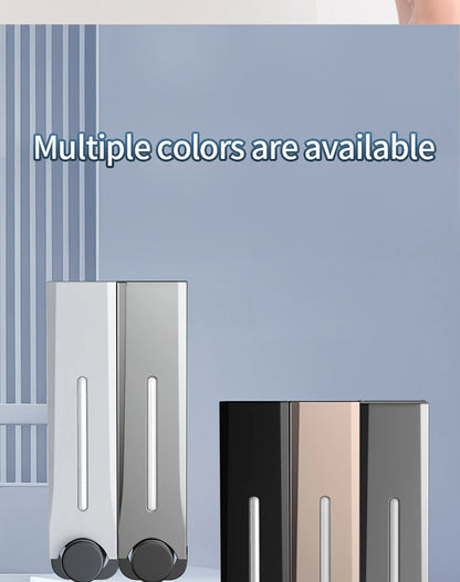 500ML soap dispenser wall mounted manual press soap box hand soap bottle large capacity shampoo shower gel bottle